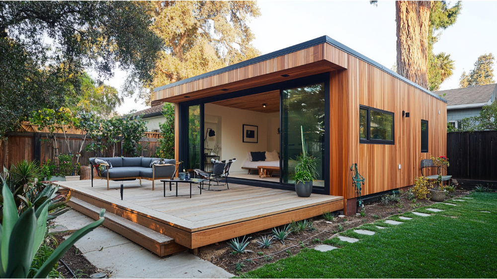 A nice ADU on a property