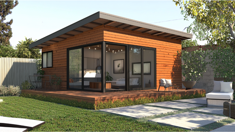 A nice ADU on a property
