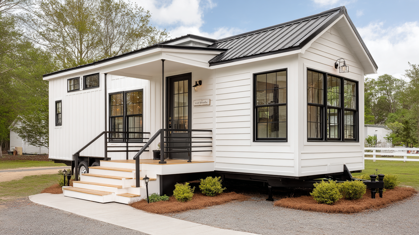 contentcreationteamkova farmhouse inspired tiny home with white 5f913c95 034b 496f aa57 d878415d122f