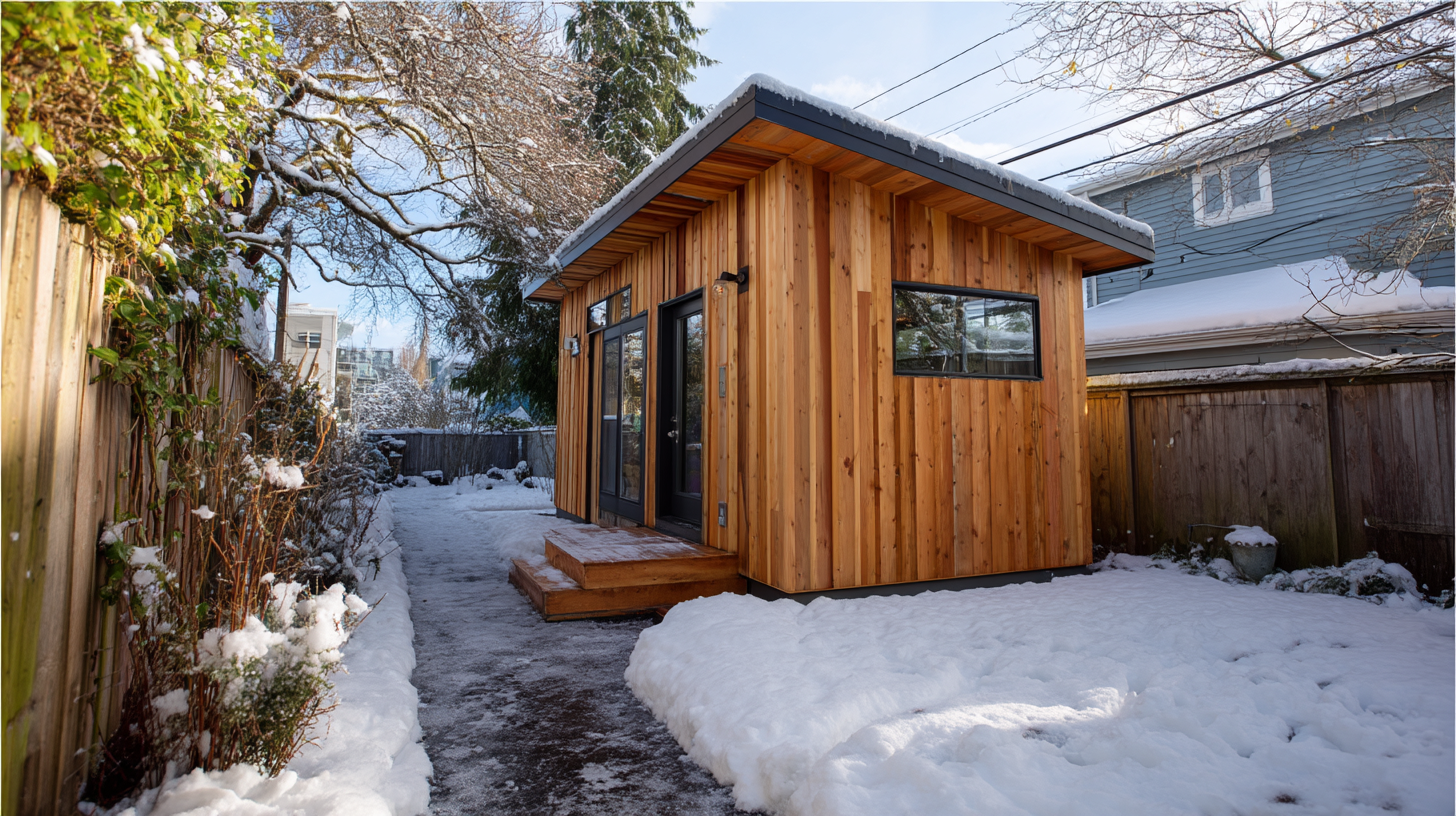 contentcreationteamkova backyard ADU with cedar planks snow on d5cf98ae ad5b 4376 b588 45c324f3076a