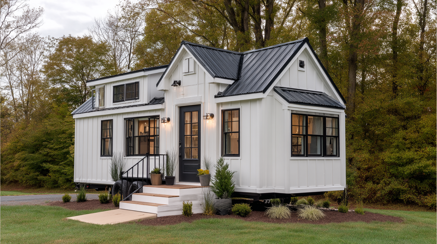 contentcreationteamkova farmhouse inspired tiny home with white 439736c3 aca5 43b8 af42 3d46bf2c677b