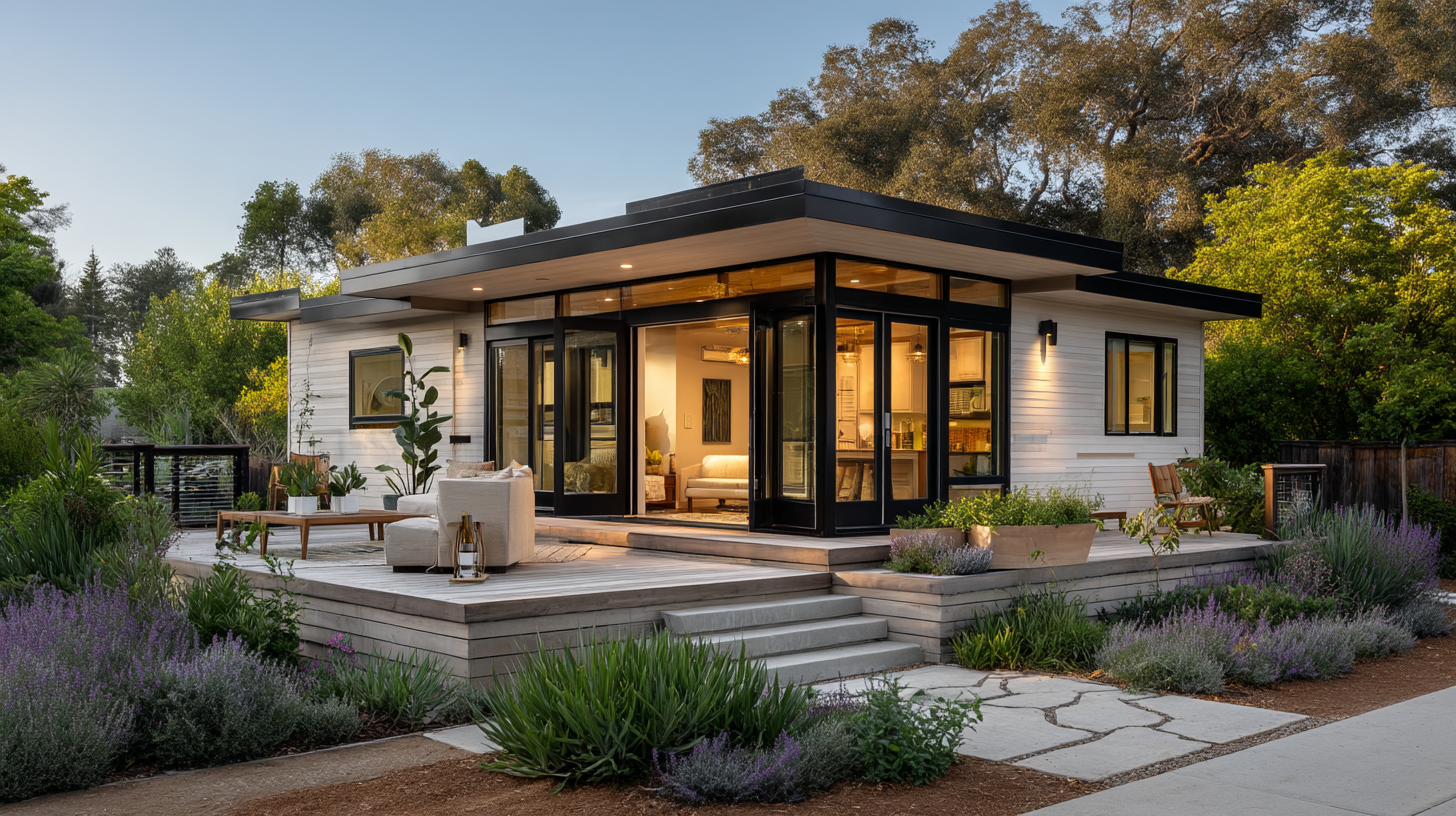 contentcreationteamkova minimalist ADU with flat roof and light 5c7b723b f135 4066 8fb7 c4bcbd9fb015