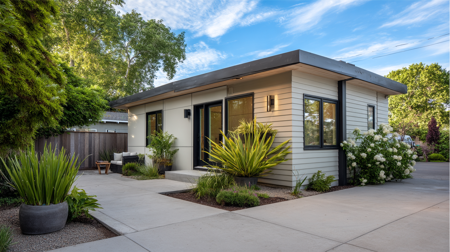 contentcreationteamkova minimalist ADU with flat roof and light 73655b96 bc1a 43f8 91bb d6650a6c7344