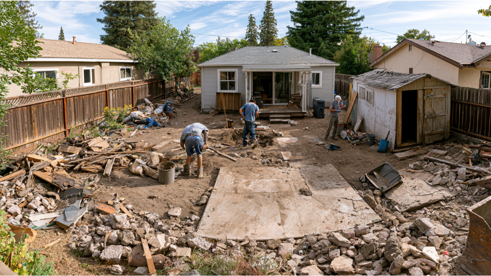 Removing Existing Structures for ADU Site Preparation