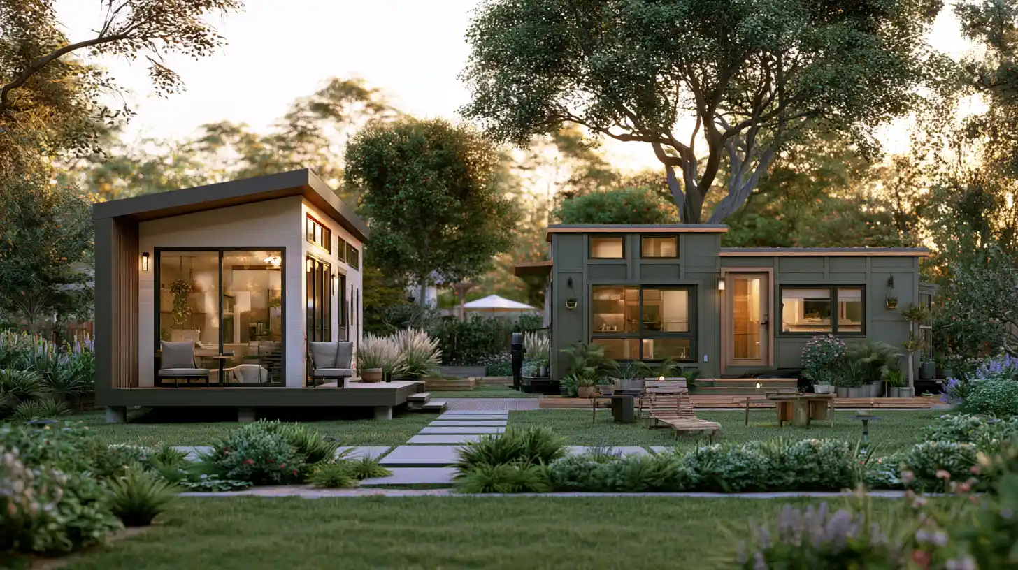 Comparison of a permanent foundation-based tiny home ADU and a tiny house on wheels in California