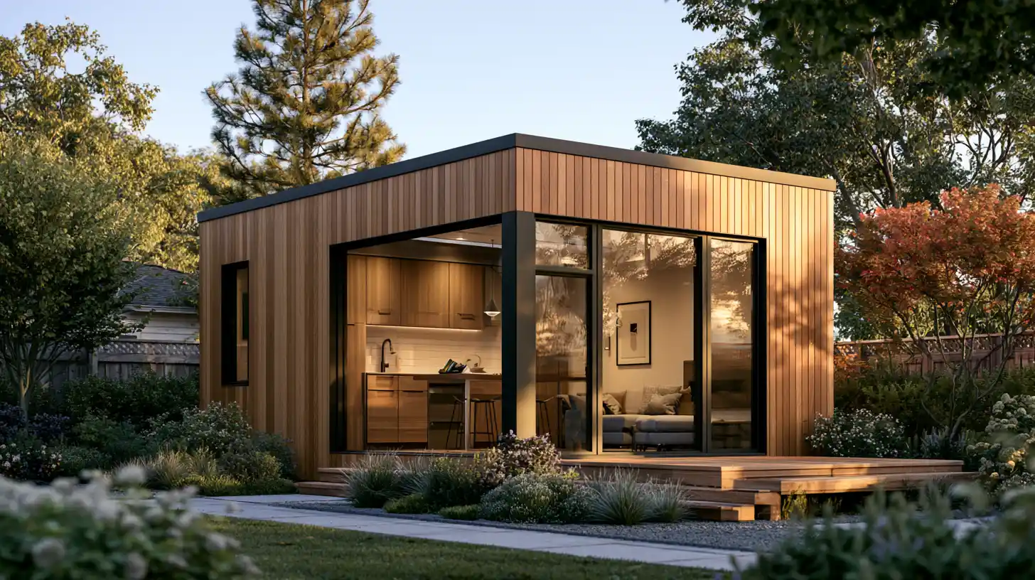 Ultra-compact modern micro home designed for efficient living