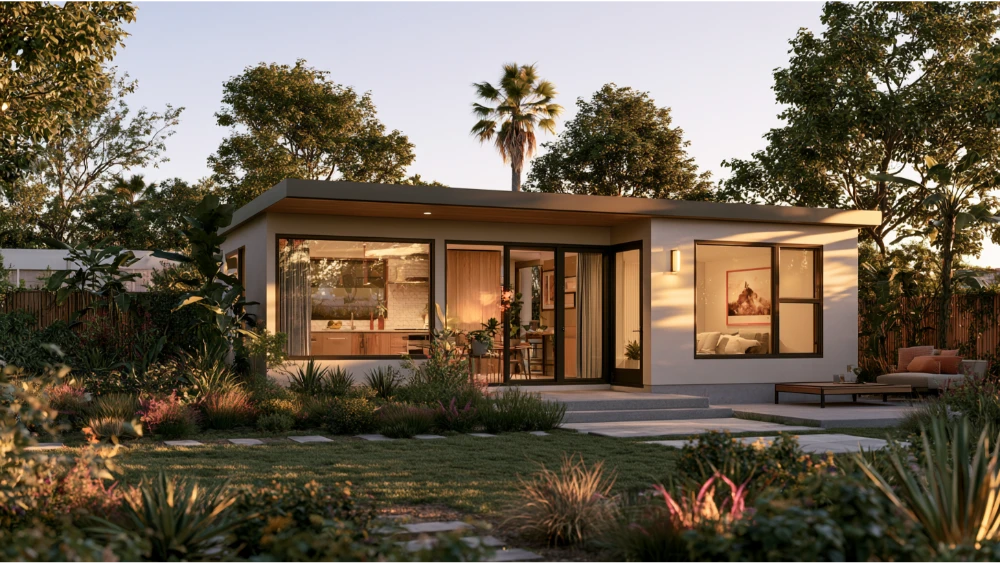 Compact California ADU designed as a functional tiny home.